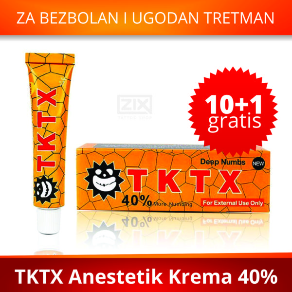 TKTX Anestetik krema tattoo PMU 10+1